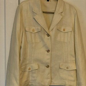 Boden Washed Linen Jacket